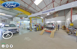Image d'accueil de la visite virtuelle 360° du garage Bellandi Ford à Nérac (47600)