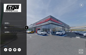 Image d'accueil de la visite virtuelle 360° Grand Garage Auscitain Kya, Skoda, Suzuki à Auch (32000)